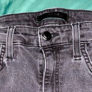 Joe’s Flawless The Charlie Jean, high rise skinny ankle black jeans.